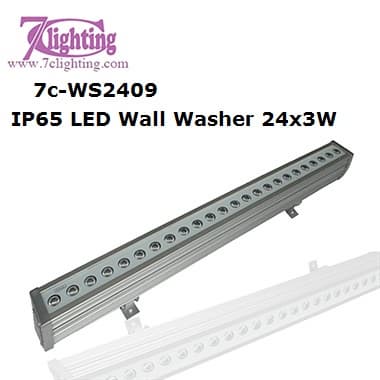 24x3W  Waterproof IP 65 Tricolor LED Wall Washer